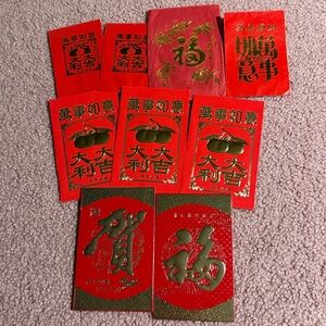🔥10/$15 9 Red Envelopes